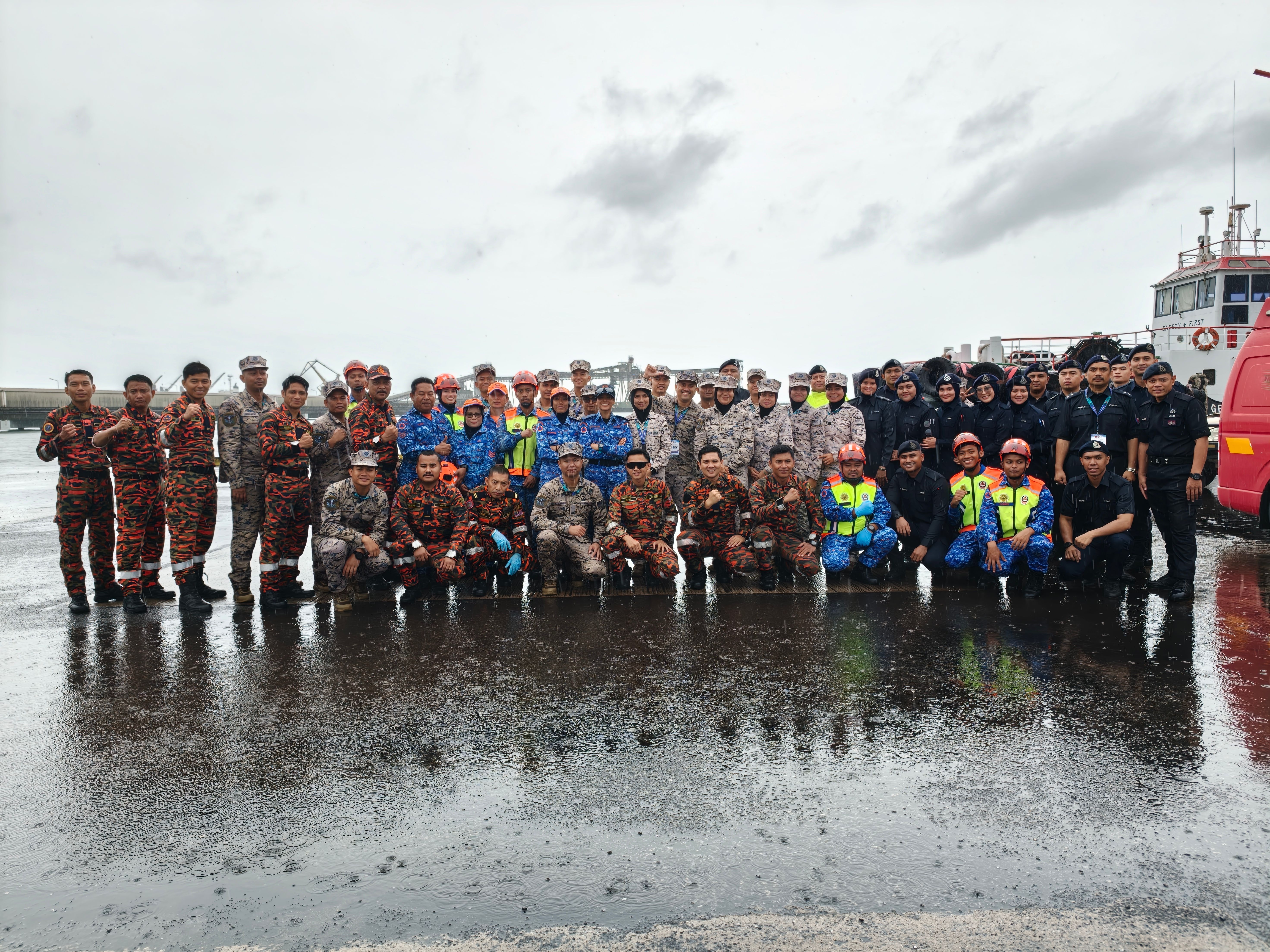 Kedah Cement Jetty Demonstrates Commitment to Safety and Emergency Preparedness at Lang Bronok SAREX